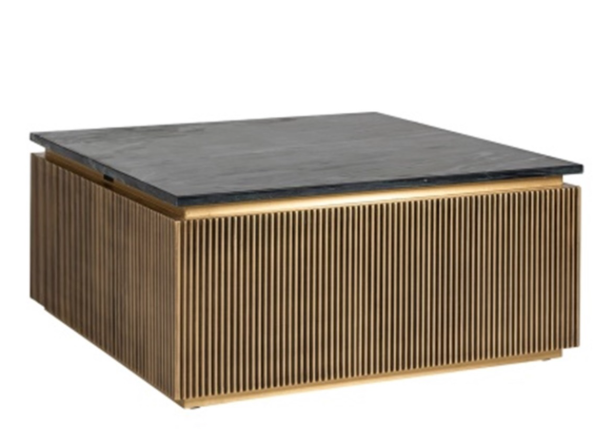 Allure salontafel blocci zwart marmer