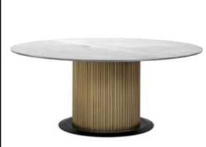 Allure eettafel marmer wit