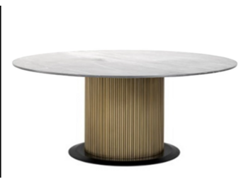 Allure eettafel marmer wit