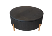 Foster bonito zwart goude poten salontafel