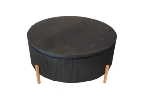 Foster bonito zwart goude poten salontafel