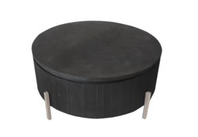 Foster bonito zwart zilvere poten salontafel