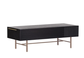 Taskim mango wood goude voeten salontafel