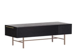 Taskim mango wood goude voeten salontafel