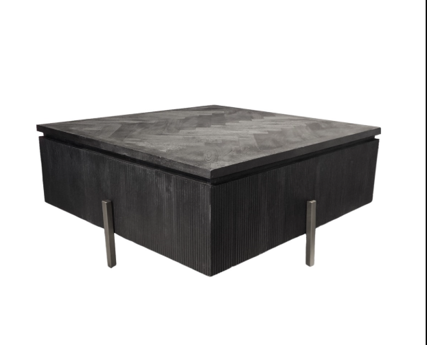 Foster bonito salontafel zwart zilver