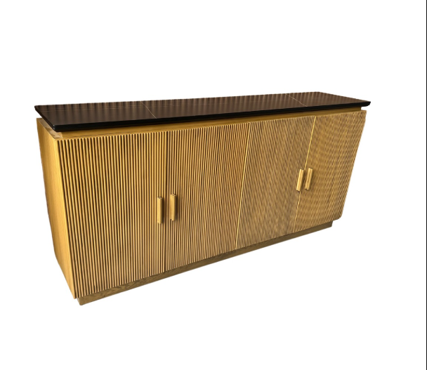 Loqum dressoir zwart ceramic top