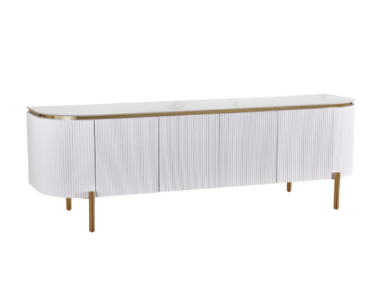 Aqua tv meubels wit ceramic