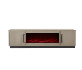 Blocci  fineer sfeerhaard cream/zwart