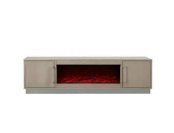 Blocci fineer sfeerhaard cream/zilver