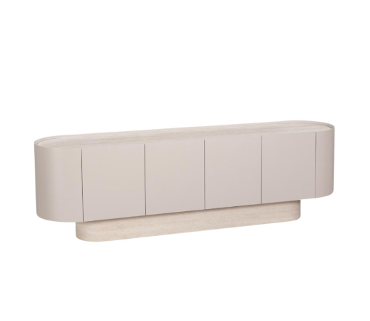 Isabella tv meubel beige stone top