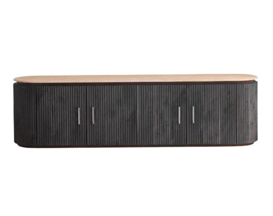 Kimberly zwart flintstone marmer top