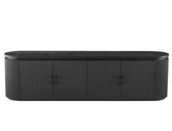 Kimberly tv meubel zwart fineer