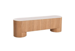 Nova Milky wit keramiek tv meubel