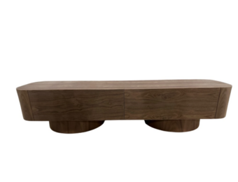 Royal bruin fineer plain tv meubel