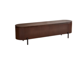 Taurus bruin fineer plain tv meubel