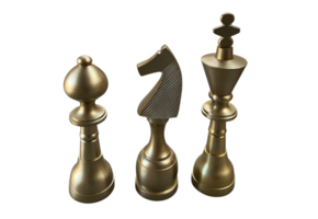 Decoratie Schaken set van 3