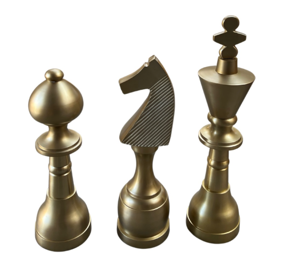 Decoratie Schaken set van 3