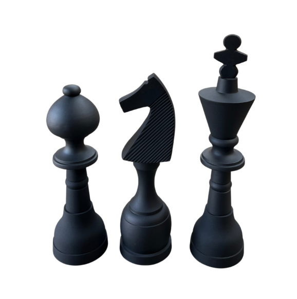 Decoratie Schaken set van 3