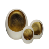 Decoratie ei-vormige kandelaar – set van 3
