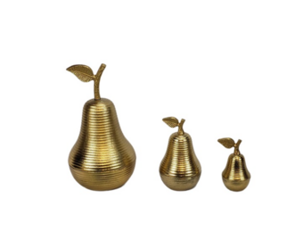 Decoratie Peren set van 3