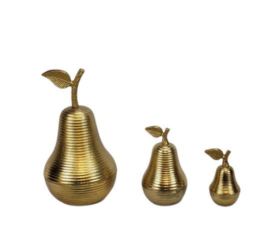 Decoratie Peren set van 3