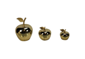 Decoratie appel set van 3