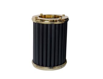 Decoratie kandelaar zwart goud