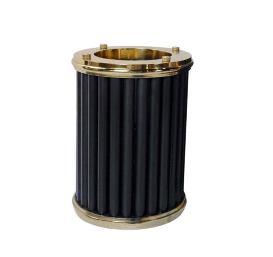 Decoratie kandelaar zwart goud