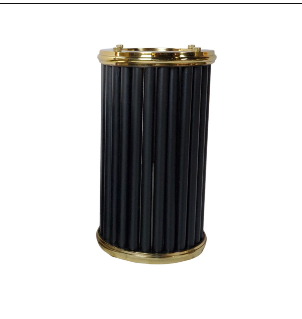 Decoratie kandelaar zwart goud