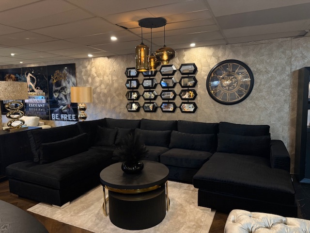 Coast croco u-bankstel zwart