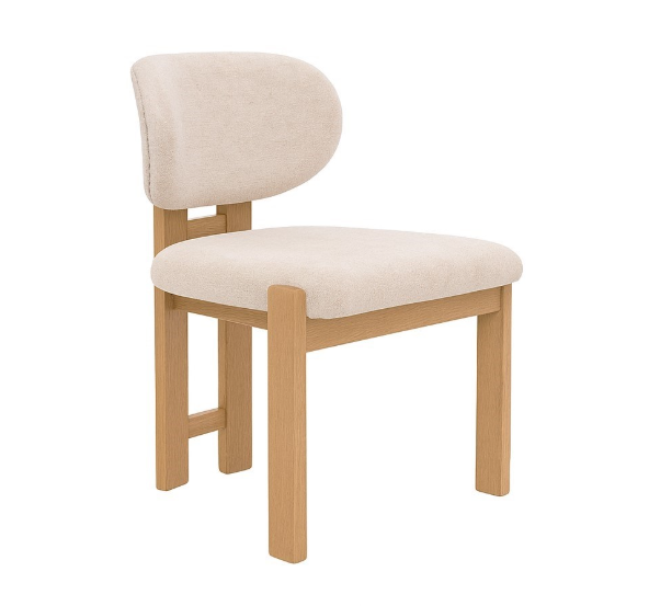 Stoel desirey bruin legs taupe