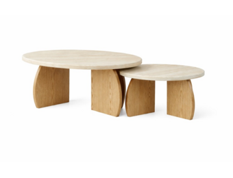 Monza flintstone faux twee-delige salontafel