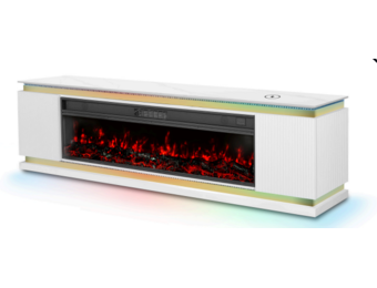 TV STAND WITH FIREPLACE 0095