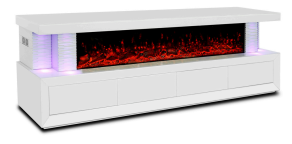 TV STAND WITH FIREPLACE MK 219 TOKYO