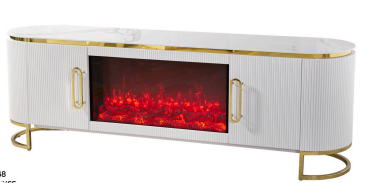 TV STAND WITH FIREPLACE MK 68