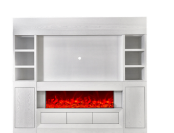 TV STAND WITH FIREPLACE MK220