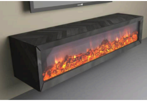 TV STAND WITH FIREPLACE MK08