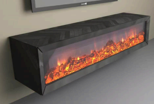 TV STAND WITH FIREPLACE MK08