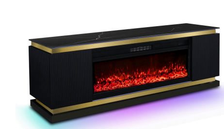 TV STAND WITH FIREPLACE MK 0095