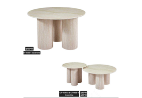 Travertine 2 delige meubelset