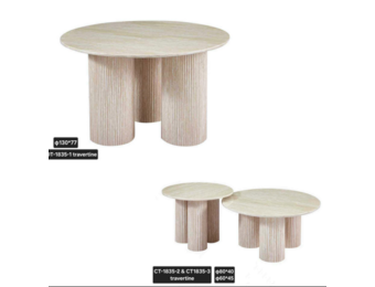 Travertine 2 delige meubelset