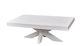 OAK WOOD VISGRAAT WIT MEUBELSET