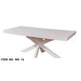 OAK WOOD VISGRAAT WIT MEUBELSET