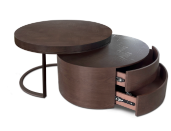 Salontafel MK21 bruin met lades