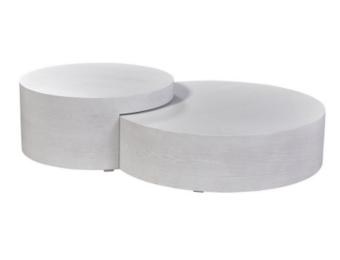 Salontafel wit vissengraat