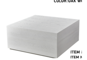 Salontafel MK43 Visgraat wit