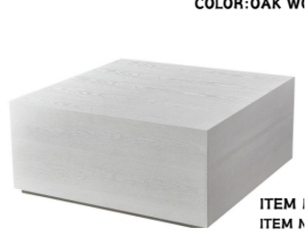 Salontafel MK43 Visgraat wit