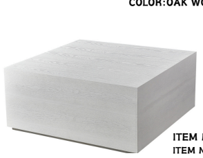 Salontafel MK43 Visgraat wit