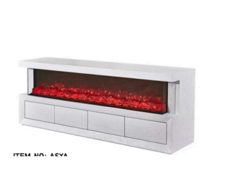 tv meubel sfeerhaard met la en luxe 3d haard