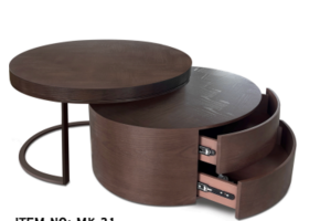 Salontafel wood bruin visgraat